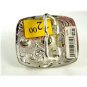 Ladies Western Silverplated Pewter Rhinestone Butterfly Belt Buckle 11072013