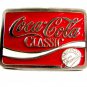 Silvertone & Red Coca Cola Classic Belt Buckle 11262013