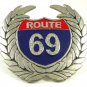 ROUTE 69 Belt Buckle Marked B.A. 1114214