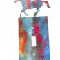 Running Horse Single Switch Cover Plate by Steel Images 42415a