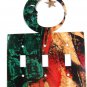 Man In Moon Triple Light Switch Plate by Steel Images Made In USA 6215x