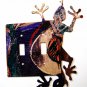 Southwest Lizard Double Light Switch Cover Plate by LaZart 02161511111G