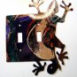 Southwest Lizard Double Light Switch Cover Plate by LaZart 02161511111G