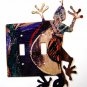 Southwest Lizard Double Light Switch Cover Plate by LaZart 02161511111G