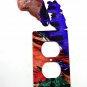 Cowgirl Kissing Her horse Double Outlet Cover Plate by Steel Images 42415