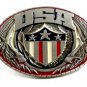 Enameled 1981 Indiana Metal Craft USA Belt Buckle 10292013