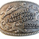 1990 Hesston National Finals Rodeo Belt Buckle