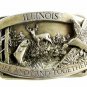 1983 Illinois Life & Land Together Belt Buckle by Siskiyou 81914