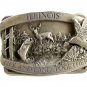 1983 Illinois Life & Land Together Belt Buckle by Siskiyou 81914