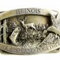 1983 Illinois Life & Land Together Belt Buckle by Siskiyou 81914