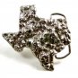 Small Silvertone State of Texas Belt Buckle 2192014