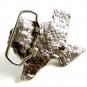 Small Silvertone State of Texas Belt Buckle 2192014