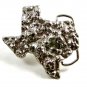 Small Silvertone State of Texas Belt Buckle 2192014