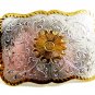 Western Cowgirl Rodeo Belt Buckle Unmarked 2182014
