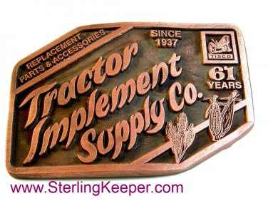 1998 Tractor Implement Supply Co. Belt Buckle Limited Edition