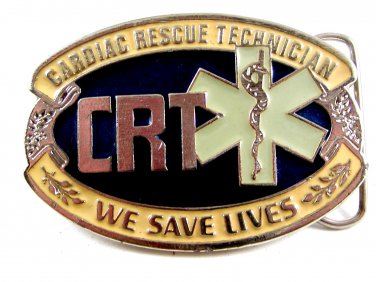Cardiac Rescue Technican We Save Lives Belt Buckle 1114