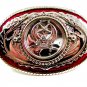 Shriner Masonic Enameled Belt Buckle Made in USA 2182014