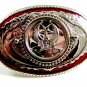Shriner Masonic Enameled Belt Buckle Made in USA 2182014
