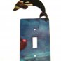 Porpoise / Dolphin Single Switch Cover Plate by Steel Images 42715