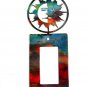 Sun Single Rocker Switch Cover Plate by Steel Images Made USA 52815e