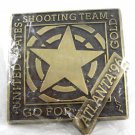 1996 Atlanta Olympics USA Shooting Team Gold Belt Buckle 82014 Mint
