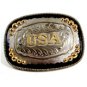 Western Cowboy USA Belt Buckle by Silver Strike 12112013de