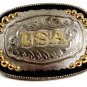Western Cowboy USA Belt Buckle by Silver Strike 12112013de