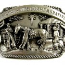 1985 Christmas Comemorative Belt Buckle by Arroyo Grande 102214