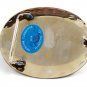 Southwest Handcrafted Big Horn Sheep Coral Turquoise Belt Buckle USA