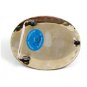 Southwest Handcrafted Big Horn Sheep Coral Turquoise Belt Buckle USA