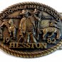 1982 Hesston National Finals Rodeo Belt Buckle