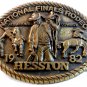 1982 Hesston National Finals Rodeo Belt Buckle
