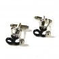 Stethoscope Doctor Physican Silvertone Cufflinks Unbranded 71015