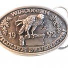 1992 Wisconsin Wildlife Federation Belt Buckle