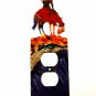 Southwest End of The Trail Double Outlet Cover by LAZART 0222515G