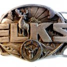1986 Benevolent Protective Order of Elks Belt Buckle by Siskiyou