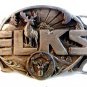 1986 Benevolent Protective Order of Elks Belt Buckle by Siskiyou