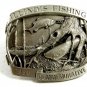 1985 Illinois Fishing Commemorative Belt Buckle by Bergamot 1022314