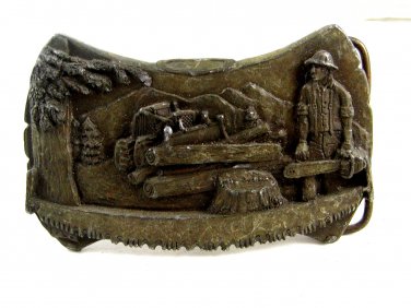 1981 Bergamont Hand Saw Belt Buckle 11112013