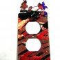 Cowboys Rodeo Calf Roping Double Outlet Cover Plate by Steel Images 51315