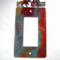 Cowboys on Fence Double Rocker Outlet Cover Plate by Steel Images