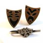 Comedy Tragedy Theatre Cufflinks & Tie Clasp by Kent