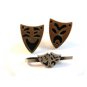 Comedy Tragedy Theatre Cufflinks & Tie Clasp by Kent