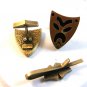 Comedy Tragedy Theatre Cufflinks & Tie Clasp by Kent