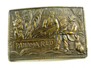 Capt. Hawks Sky Patrol Panama Red Belt Buckle 10312013
