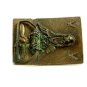 Capt. Hawks Sky Patrol Panama Red Belt Buckle 10312013
