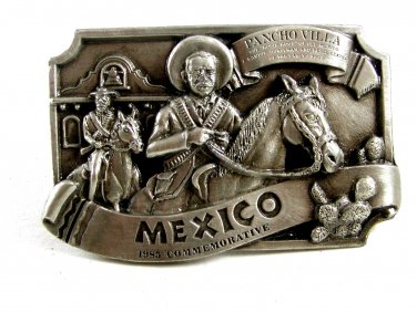 1985 Mexico Comemorative Belt Buckle by Arroyo Grande 102314