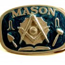1986 Mason Masonic Enameled Belt Buckle 2192014