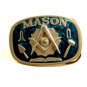 1986 Mason Masonic Enameled Belt Buckle 2192014