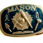 1986 Mason Masonic Enameled Belt Buckle 2192014